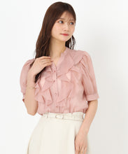 画像をギャラリービューアに読み込む, ラッフルシアーブラウス/MM528107