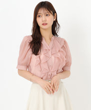 画像をギャラリービューアに読み込む, ラッフルシアーブラウス/MM528107