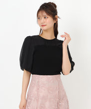 画像をギャラリービューアに読み込む, シアーバルーン袖ビスチェニット/MM528301