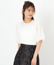 画像をギャラリービューアに読み込む, シアーバルーン袖ビスチェニット/MM528301