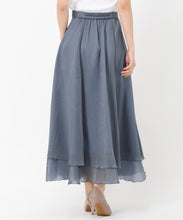 画像をギャラリービューアに読み込む, ラメシアーレイヤードスカート/MM517218