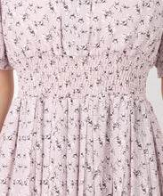 画像をギャラリービューアに読み込む, 小花柄プリーツワンピース/MM517416