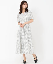 画像をギャラリービューアに読み込む, 小花柄プリーツワンピース/MM517416