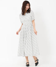 画像をギャラリービューアに読み込む, 小花柄プリーツワンピース/MM517416