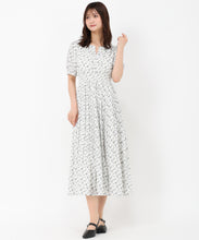 画像をギャラリービューアに読み込む, 小花柄プリーツワンピース/MM517416