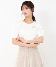 画像をギャラリービューアに読み込む, ブローチ付きケーブルニット/MM528302