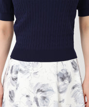 画像をギャラリービューアに読み込む, ブローチ付きケーブルニット/MM528302