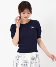 画像をギャラリービューアに読み込む, ブローチ付きケーブルニット/MM528302