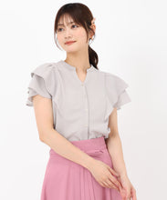 画像をギャラリービューアに読み込む, ダブルフリルカットブラウス/MM528103