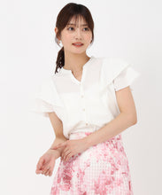 画像をギャラリービューアに読み込む, ダブルフリルカットブラウス/MM528103