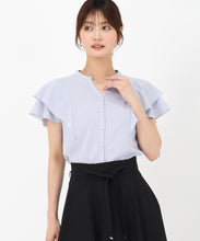 画像をギャラリービューアに読み込む, ダブルフリルカットブラウス/MM528103