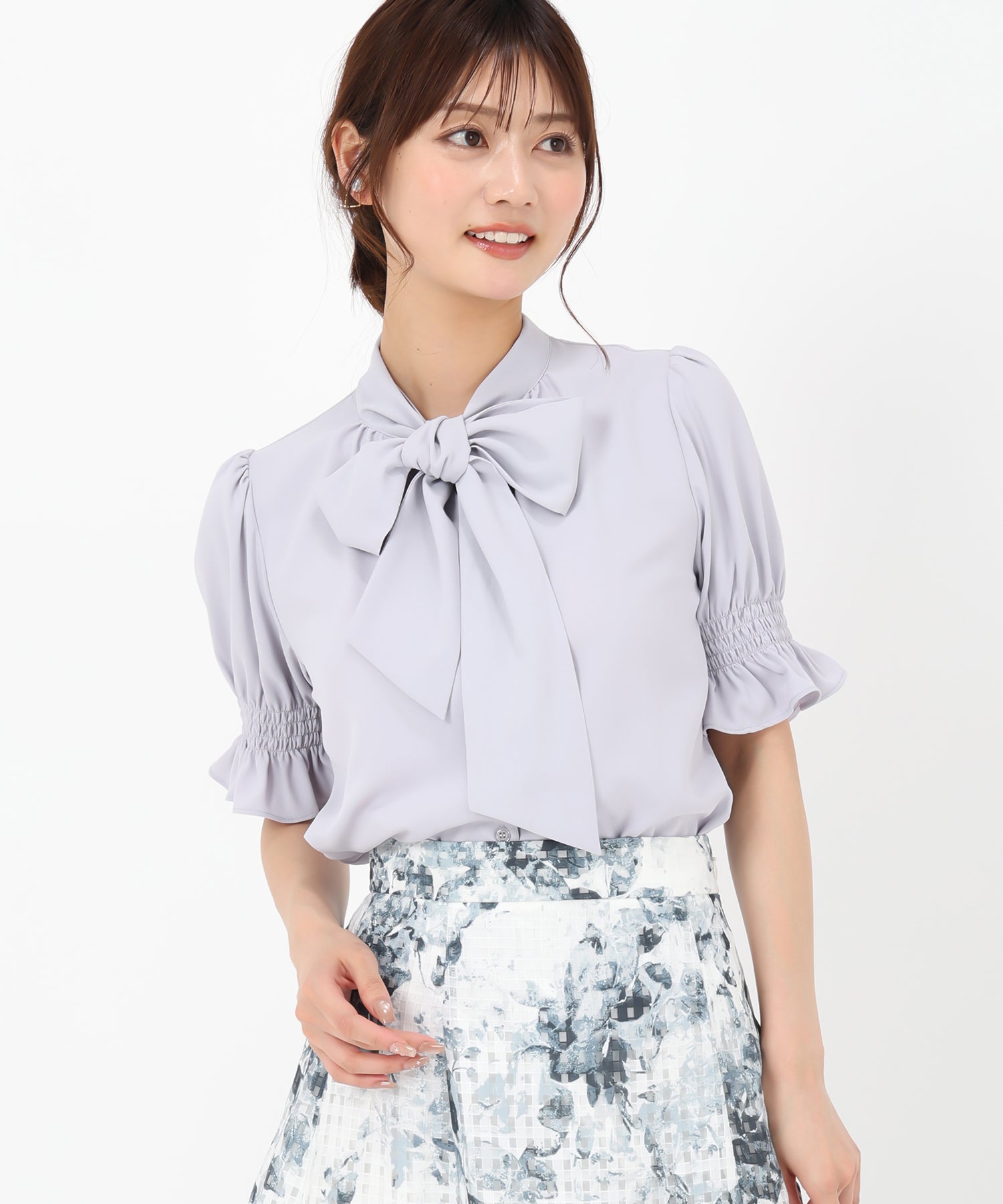 半袖ボウタイシャーリングブラウス/MM528114 – MISCH MASCH|31 Sons de 半袖ボウタイシャーリングブラウス/MM528114 – MISCH MASCH|31 Sons de