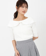 画像をギャラリービューアに読み込む, 【WEB先行予約販売/4月中旬発売予定】2wayリボンケープニット/MM528307 (ホワイト)