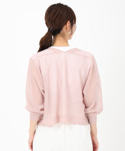 画像をギャラリービューアに読み込む, ラメシアーボレロカーディガン/MM528401