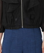 画像をギャラリービューアに読み込む, 【WEB先行予約販売/4月中旬発売予定】フリルシアーラメブルゾン/MM528502