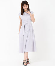 画像をギャラリービューアに読み込む, 【WEB限定アイテム】フレンチシャツワンピース/MM557404 (グレー)