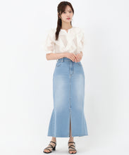画像をギャラリービューアに読み込む, バックフレアマーメイドデニムスカート/TT517220