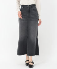 画像をギャラリービューアに読み込む, バックフレアマーメイドデニムスカート/TT517220 (ブラック)