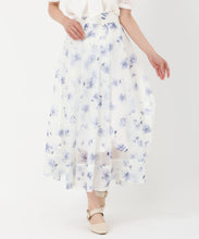 画像をギャラリービューアに読み込む, 花柄シアーフレアスカート/TT517222