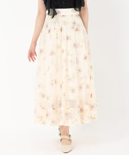 画像をギャラリービューアに読み込む, 花柄シアーフレアスカート/TT517222