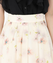 画像をギャラリービューアに読み込む, 花柄シアーフレアスカート/TT517222