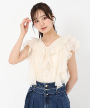 画像をギャラリービューアに読み込む, フリルシアーブラウス/TT528104