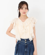 画像をギャラリービューアに読み込む, フリルシアーブラウス/TT528104