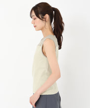 画像をギャラリービューアに読み込む, 【WEB先行予約/6月上旬発売予定】カップ付きシアー切替トップス/TT518211