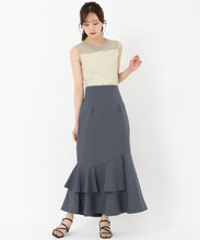 画像をギャラリービューアに読み込む, 【WEB先行予約/6月上旬発売予定】カップ付きシアー切替トップス/TT518211