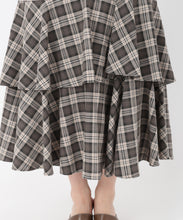 画像をギャラリービューアに読み込む, ランダムフレアチェックスカート/MM537202