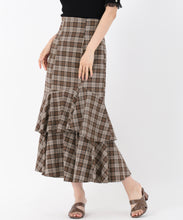 画像をギャラリービューアに読み込む, ランダムフレアチェックスカート/MM537202