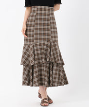 画像をギャラリービューアに読み込む, ランダムフレアチェックスカート/MM537202