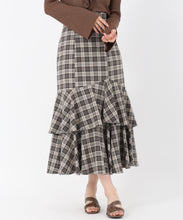 画像をギャラリービューアに読み込む, ランダムフレアチェックスカート/MM537202
