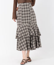 画像をギャラリービューアに読み込む, ランダムフレアチェックスカート/MM537202