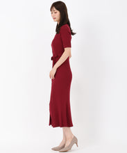 画像をギャラリービューアに読み込む, ポロ衿ニットワンピース/MM537410