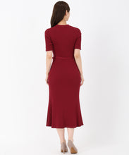 画像をギャラリービューアに読み込む, ポロ衿ニットワンピース/MM537410