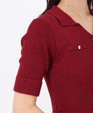 画像をギャラリービューアに読み込む, ポロ衿ニットワンピース/MM537410