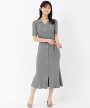 画像をギャラリービューアに読み込む, ポロ衿ニットワンピース/MM537410