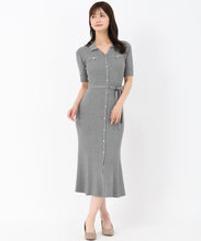 画像をギャラリービューアに読み込む, ポロ衿ニットワンピース/MM537410