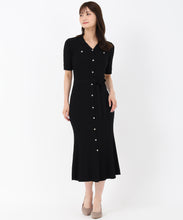 画像をギャラリービューアに読み込む, ポロ衿ニットワンピース/MM537410