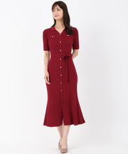 画像をギャラリービューアに読み込む, ポロ衿ニットワンピース/MM537410