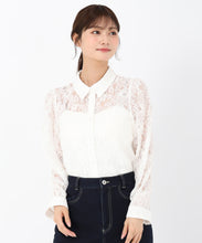 画像をギャラリービューアに読み込む, レースシャツブラウス/MM538104