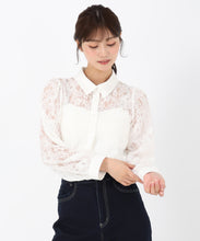 画像をギャラリービューアに読み込む, レースシャツブラウス/MM538104
