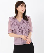 画像をギャラリービューアに読み込む, フリルレイヤードブラウス/MM538106