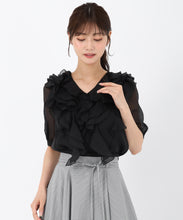 画像をギャラリービューアに読み込む, フリルレイヤードブラウス/MM538106