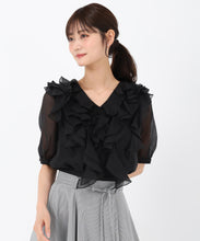 画像をギャラリービューアに読み込む, フリルレイヤードブラウス/MM538106