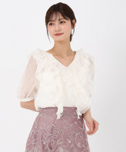 画像をギャラリービューアに読み込む, フリルレイヤードブラウス/MM538106