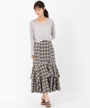 画像をギャラリービューアに読み込む, フレア袖シアーカーディガン/MM538402