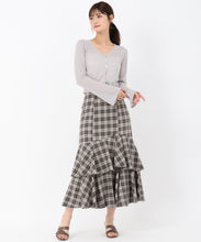 画像をギャラリービューアに読み込む, フレア袖シアーカーディガン/MM538402