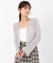 画像をギャラリービューアに読み込む, フレア袖シアーカーディガン/MM538402